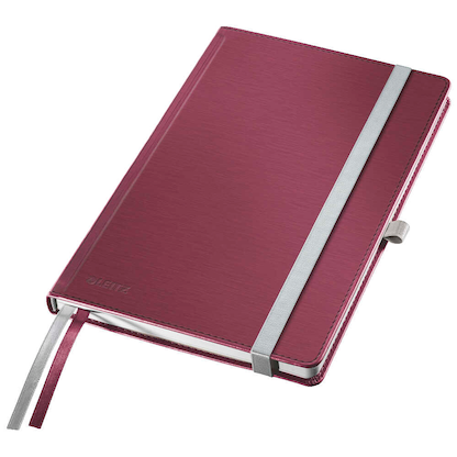 Artikelbild 3 für LEITZ Notizbuch Style DIN A5 kariert, granat rot Hardcover 160 Seiten, Artikelnummer 290054