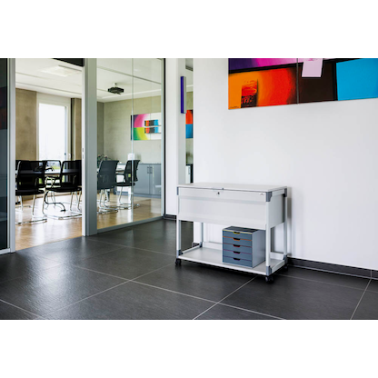 Artikelbild 6 für DURABLE Hängemappenwagen abschließbar grau für bis zu 100 Hängemappen, Artikelnummer 189353