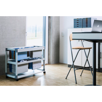 Artikelbild 4 für DURABLE Hängemappenwagen grau für bis zu 200 Hängemappen, Artikelnummer 631212