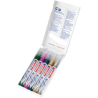 Artikelbild 2 für edding 5100 festlich Acrylstift farbsortiert 2,0 - 3,0 mm, 1 Set, Artikelnummer 496765