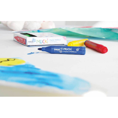 Artikelbild 8 für KREUL MUCKI Papier-Pfiffikus Aquarellmarker farbsortiert, 5 St., Artikelnummer 114799
