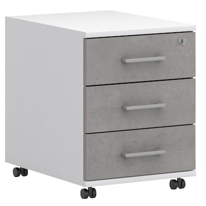 Artikelbild 8 für röhr direct.office Rollcontainer beton 3 Auszüge 42,5 x 50,0 x 55,0 cm, Artikelnummer 460853