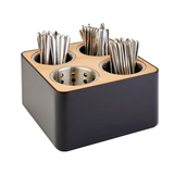 Artikelbild 1 für APS Besteckhalter braun, schwarz, Artikelnummer 194476