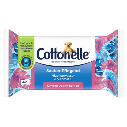 Artikelbild 19 für Cottonelle Feuchtes Toilettenpapier Sauber Pflegend 1-lagig, 42 Tücher, Artikelnummer 500609