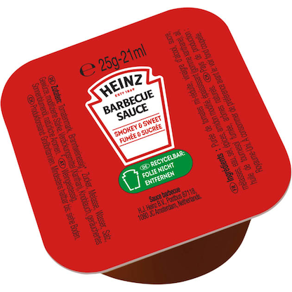 Artikelbild 2 für HEINZ Barbecuesauce 100x 25,0 g, Artikelnummer 647879