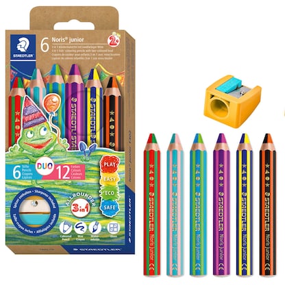Artikelbild 19 für STAEDTLER Noris® junior 1402 duo Buntstifte farbsortiert, 1 Set, Artikelnummer 619682
