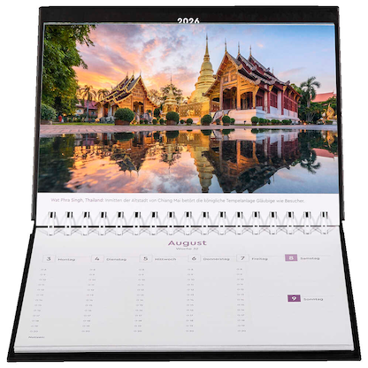 Artikelbild 12 für KUNTH Tischquerkalender Orte voller Magie 2026, Artikelnummer 575677