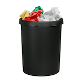 Artikelbild 1 für helit Papierkorb 45,0 l schwarz, Artikelnummer 685321
