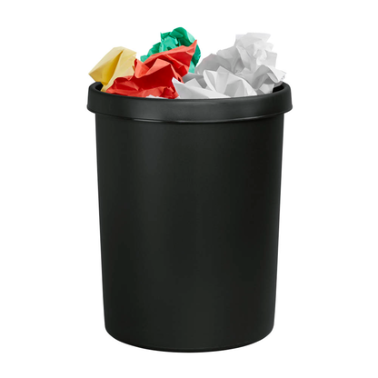 Artikelbild 16 für helit Papierkorb 45,0 l schwarz, Artikelnummer 685321