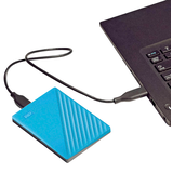Artikelbild 1 für Western Digital My Passport 4 TB externe HDD-Festplatte blau, schwarz, Artikelnummer 941157