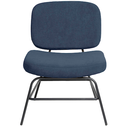 Artikelbild 2 für meet powered by PAPERFLOW Sessel CURVE blau schwarz Stoff, 1 St., Artikelnummer 638062