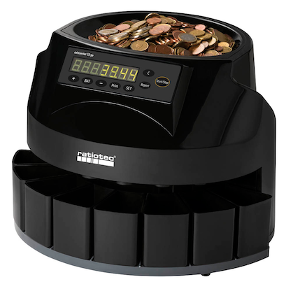Artikelbild 6 für ratiotec Münzzähl- und Sortiermaschine CS 50, Artikelnummer 798335