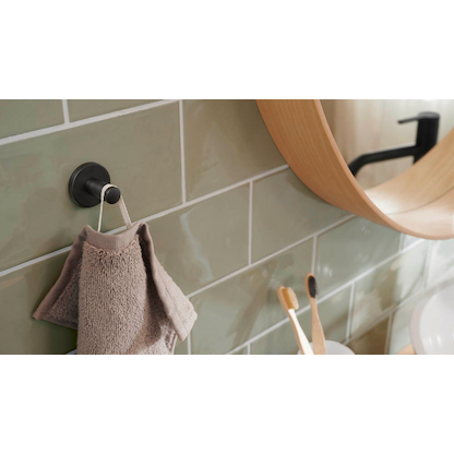 Artikelbild 10 für tesa Handtuchhaken MOON schwarz matt, Artikelnummer 554689