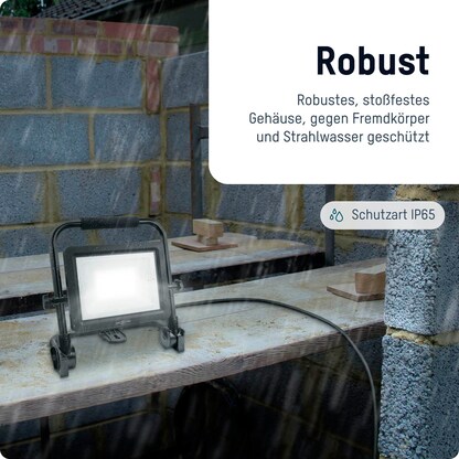 Artikelbild 11 für ANSMANN FL50W-AC Baustrahler schwarz 50 W, Artikelnummer 629179