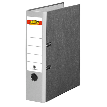 Artikelbild für office discount Ordner grau marmoriert Karton 8,0 cm DIN A4, Artikelnummer 770552