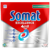Artikelbild 1 für Somat EXCELLENCE 4in1 Spülmaschinentabs 20 St., Artikelnummer 658977