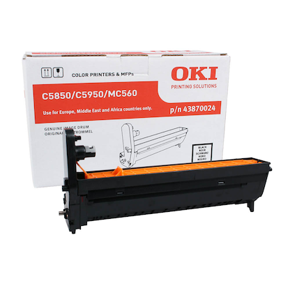 Artikelbild 12 für OKI 43870024 schwarz Trommel, Artikelnummer 104786