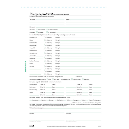 Artikelbild 2 für 10 RNK-Verlag 524/10 Mietverträge für Wohnungen, Artikelnummer 622466