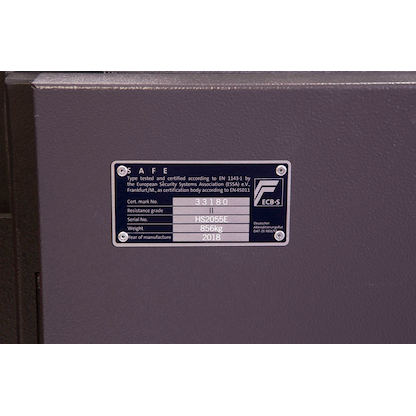 Artikelbild 12 für phoenix Tresor Mercury Sicherheitsstufe 2 nach EN 1143-1 mit Feuerschutz graphitgrau 86,0 x 50,0 x 163,0 cm, Artikelnummer 845143