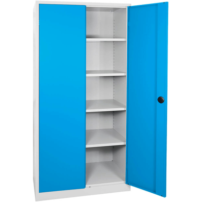 Artikelbild 3 für ADB Metallschrank 40955 lichtgrau, lichtblau 92,0 x 42,0 x 195,0 cm, aufgebaut, Artikelnummer 892832