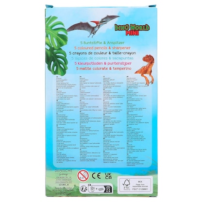 Artikelbild 5 für DEPESCHE Dino World Mini Dino Buntstifte farbsortiert, 5 St., Artikelnummer 330856