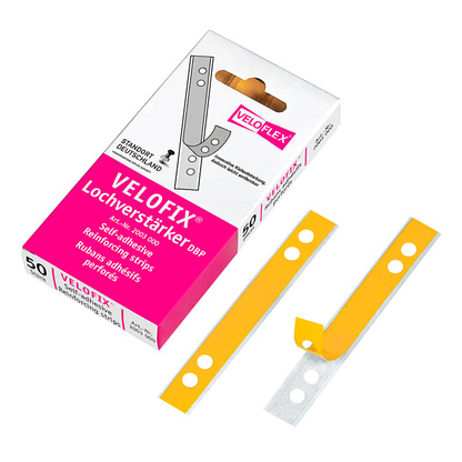 Artikelbild 4 für 50 VELOFLEX Lochverstärker VELOFIX® glasklar, Artikelnummer 494518