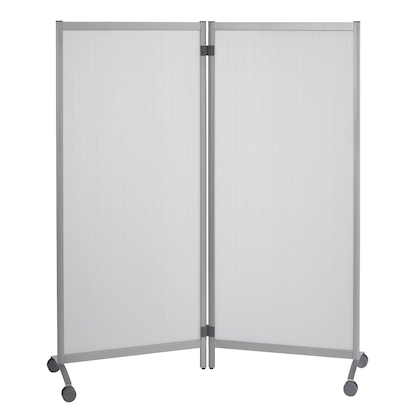 Artikelbild 9 für PAPERFLOW Trennwand, transparent 76,0 x 160,0 cm mit Rollen, 2 St., Artikelnummer 423624