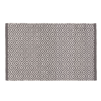 Artikelbild für WENKO Badematte Turpan dunkelgrau, weiß 50,0 x 80,0 cm, Artikelnummer 810207