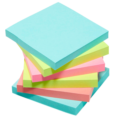 Artikelbild 3 für Post-it® Super Sticky Cosmic Haftnotizen extrastark farbsortiert, 6 Blöcke, Artikelnummer 308142
