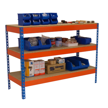 Artikelbild für Simonrack Werkbank SIMONWORK BASIC 3 orange, blau 120,0 x 90,0 x 90,0 cm, Artikelnummer 979793