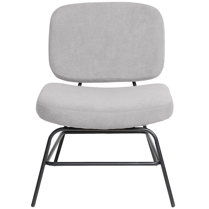 Artikelbild 2 für meet powered by PAPERFLOW Sessel CURVE grau schwarz Stoff, 1 St., Artikelnummer 638052