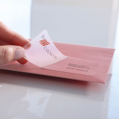 Artikelbild 5 für 1.200 AVERY Zweckform Folien-Adressetiketten J4720-25 transparent 45,7 x 21,2 mm, Artikelnummer 345306