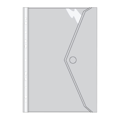 Artikelbild 2 für 10 FolderSys Dokumententaschen DIN A4 transparent genarbt 0,20 mm, Artikelnummer 641753