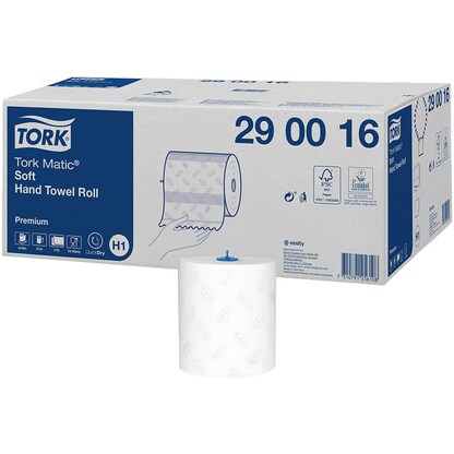 Artikelbild 17 für 6 TORK Handtuchrollen Matic® H1 Premium Soft 2-lagig weiß, Artikelnummer 110897