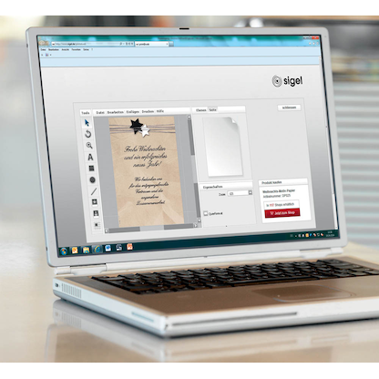 Artikelbild 4 für SIGEL Weihnachtsbriefpapier Christmas Wrapping Motiv DIN A4 90 g/qm 100 Blatt, Artikelnummer 489874