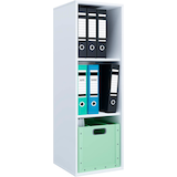 Artikelbild 1 für VCM my office Aktenregal Lona XL weiß 35,3 x 37,0 x 110,0 cm, Artikelnummer 849212