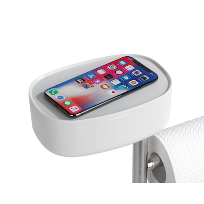 Artikelbild 4 für WENKO WC-Garnitur Rivazza weiß Metall, Artikelnummer 814232