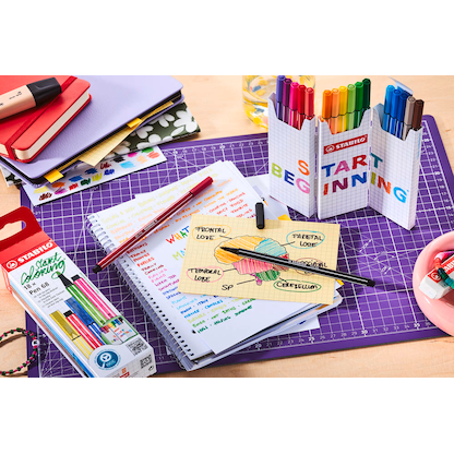 Artikelbild 5 für STABILO Pen 68 Filzstifte farbsortiert, 18 St., Artikelnummer 515329
