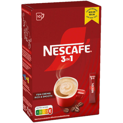 Artikelbild 2 für NESCAFÉ 3in1 Classic Instantkaffee, mild, 10 x 16,5 g, Artikelnummer 612889
