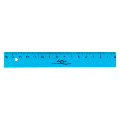 Artikelbild 3 für KUM Lineal L1 Flexi® TB Lefty® 15,0 cm, farbsortiert, Artikelnummer 650639