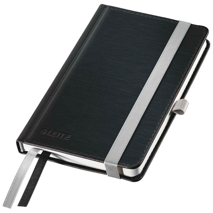 Artikelbild 3 für LEITZ Notizbuch DIN A6 kariert, satin schwarz Hardcover 160 Seiten, Artikelnummer 290135