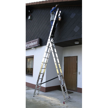 Artikelbild 2 für KRAUSE Vielzweckleiter CORDA silber 3x 11 Sprossen, H: 610,0 cm, Artikelnummer 665289