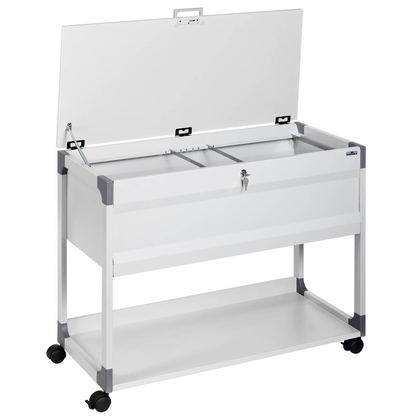 Artikelbild 8 für DURABLE Hängemappenwagen abschließbar grau für bis zu 100 Hängemappen, Artikelnummer 189353