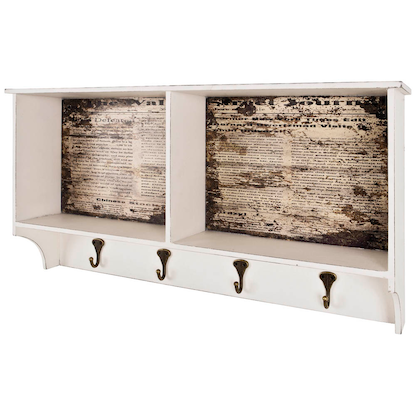 Artikelbild 24 für HAKU Möbel Wandgarderobe 89961 Motiv Holz 4 Haken 65,0 x 40,0 cm, Artikelnummer 553242