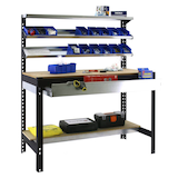 Artikelbild 1 für Simonrack Werkbank SIMONWORK BT1 BOX anthrazit 1 Schublade 91,0 x 61,0 x 144,5 cm, Artikelnummer 358509