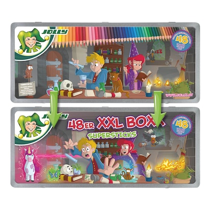 Artikelbild 3 für JOLLY SUPERSTICKS Magic KKL BOXX Buntstifte farbsortiert, 48 St., Artikelnummer 530331