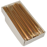 Artikelbild 1 für 12 STARPAK Kerzen gold, Artikelnummer 183217