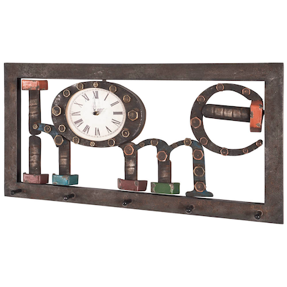 Artikelbild 1 für HAKU Möbel Wandgarderobe 89959 Motiv Holz 5 Haken 70,0 x 35,0 cm, Artikelnummer 553307