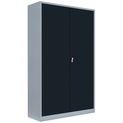 Artikelbild für LÜLLMANN Metallschrank 530378 anthrazit, lichtgrau 120,0 x 42,2 x 195,0 cm, aufgebaut, Artikelnummer 182958