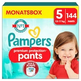 Artikelbild 1 für Pampers® Windeln premium protection™ Monatsbox Größe Gr.5 (12-17 kg) für Babys und Kleinkinder, 144 St., Artikelnummer 272639